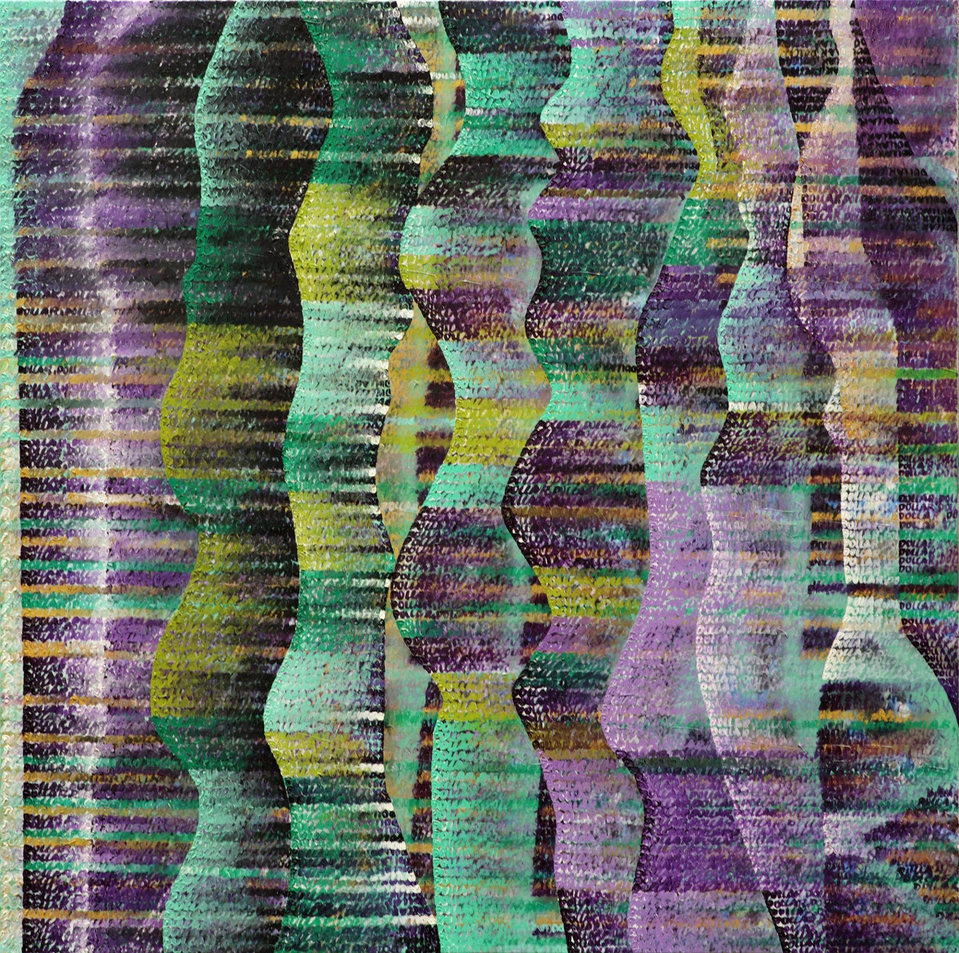 „30.000 Dollars“ by Sebastian Bieniek (B1EN1EK), 2015. Oil on cannvas. 200 cm. x 200 cm. 3rd Artwork from the oeuvre of Bieniek-Text and the series of „30.000 Dollars“ by Sebastian Bieniek (B1EN1EK), 2015. Oil on cannvas. 200 cm. x 200 cm. 3rd Artwork from the oeuvre of Bieniek-Text and the series of