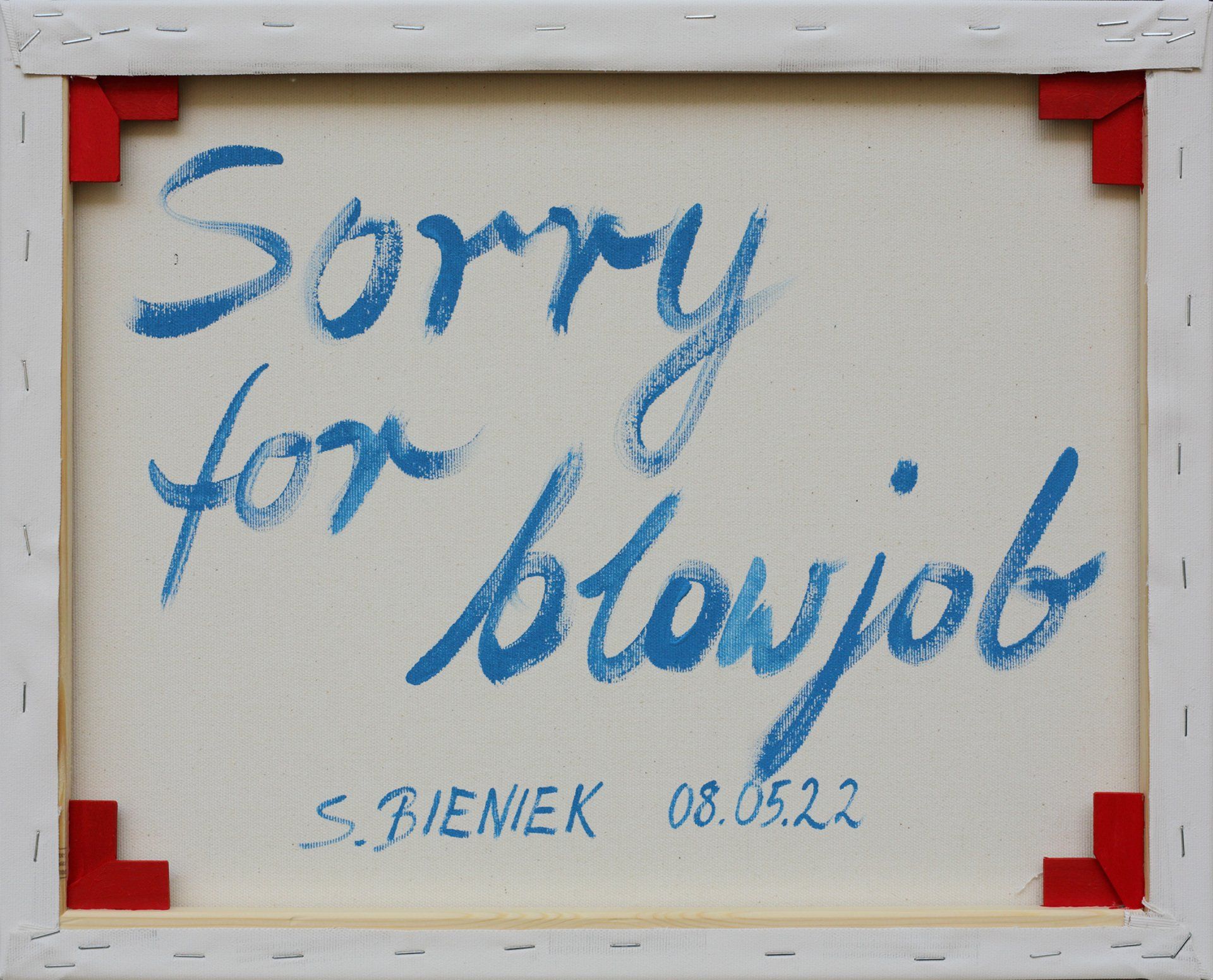 „Sorry for dying“. Painting from the series of „Sorry for dying“. Painting from the series of