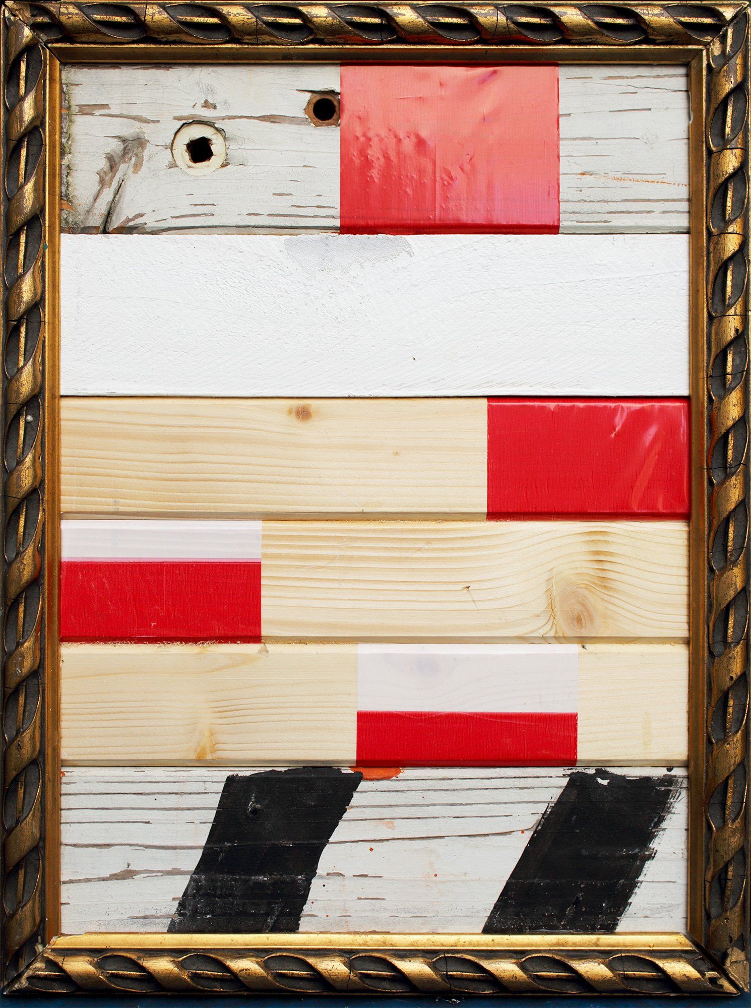 „Framed Barrier Tape Art Nr. 3“ (Gerahmte Absperrbandkunst) by Sebastian Bieniek (B1EN1EK), the inventor of „Barrier Tape Art“, created in april 2020. 35,5 x 27 cm. Barrier Tape and wood, framed. „Framed Barrier Tape Art Nr. 3“ (Gerahmte Absperrbandkunst) by Sebastian Bieniek (B1EN1EK), the inventor of „Barrier Tape Art“, created in april 2020. 35,5 x 27 cm. Barrier Tape and wood, framed.