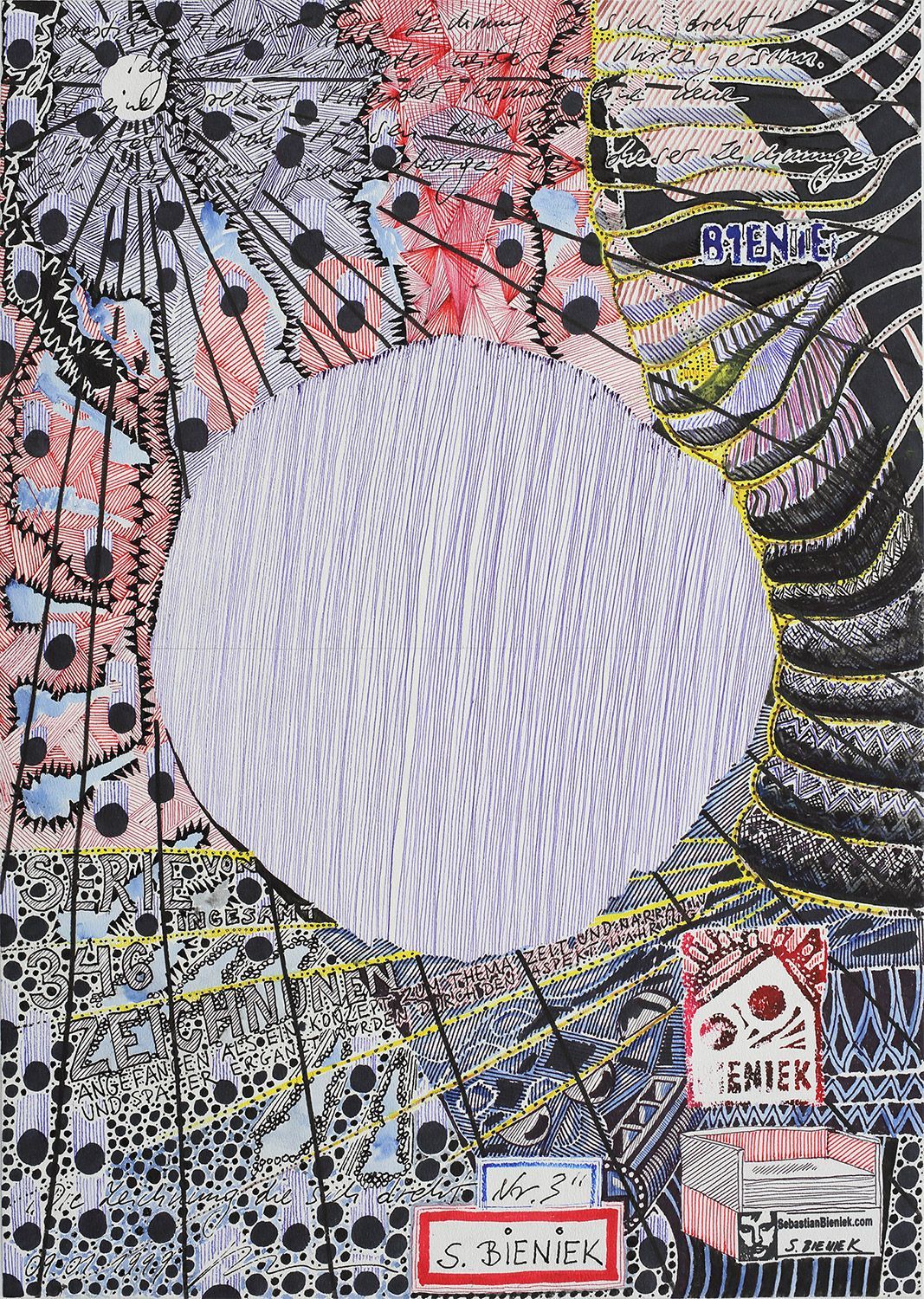 Sebastian Bieniek „The Turning around drawing no. 3“ Die Zeichnung die sich dreht Nr. 3 Sebastian Bieniek „The Turning around drawing no. 3“ Die Zeichnung die sich dreht Nr. 3