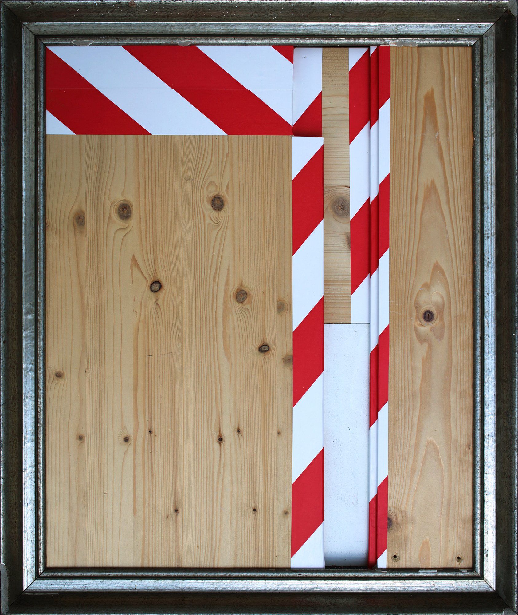 „Framed Barrier Tape Art Nr. 5“ (Gerahmte Absperrbandkunst) by Sebastian Bieniek (B1EN1EK), the inventor of „Barrier Tape Art“, created in april 2020. 63 x 53 cm. Barrier Tape and wood, framed. „Framed Barrier Tape Art Nr. 5“ (Gerahmte Absperrbandkunst) by Sebastian Bieniek (B1EN1EK), the inventor of „Barrier Tape Art“, created in april 2020. 63 x 53 cm. Barrier Tape and wood, framed.