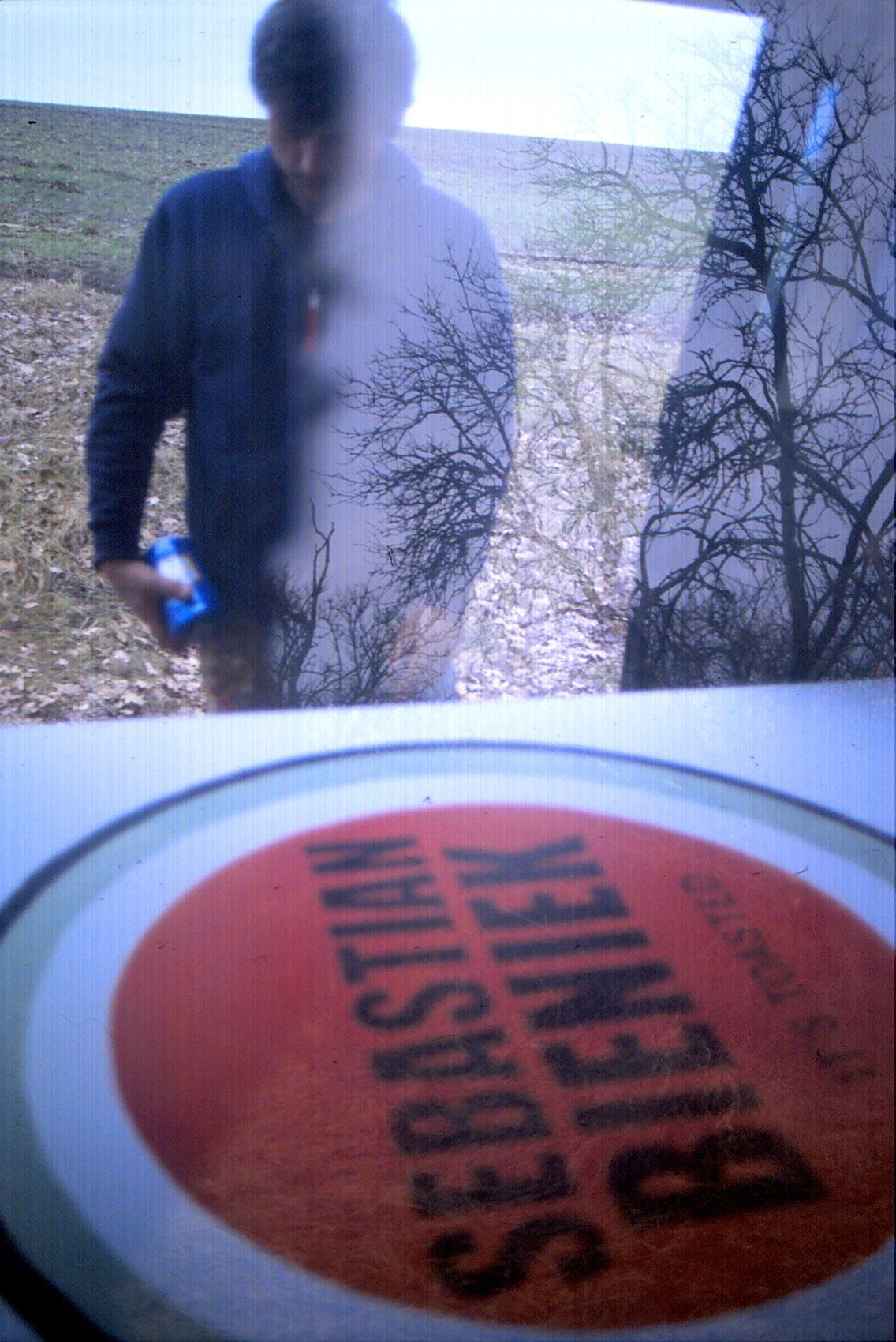 Performance/painting. Toasting a painting.  Performance/painting. Toasting a painting.