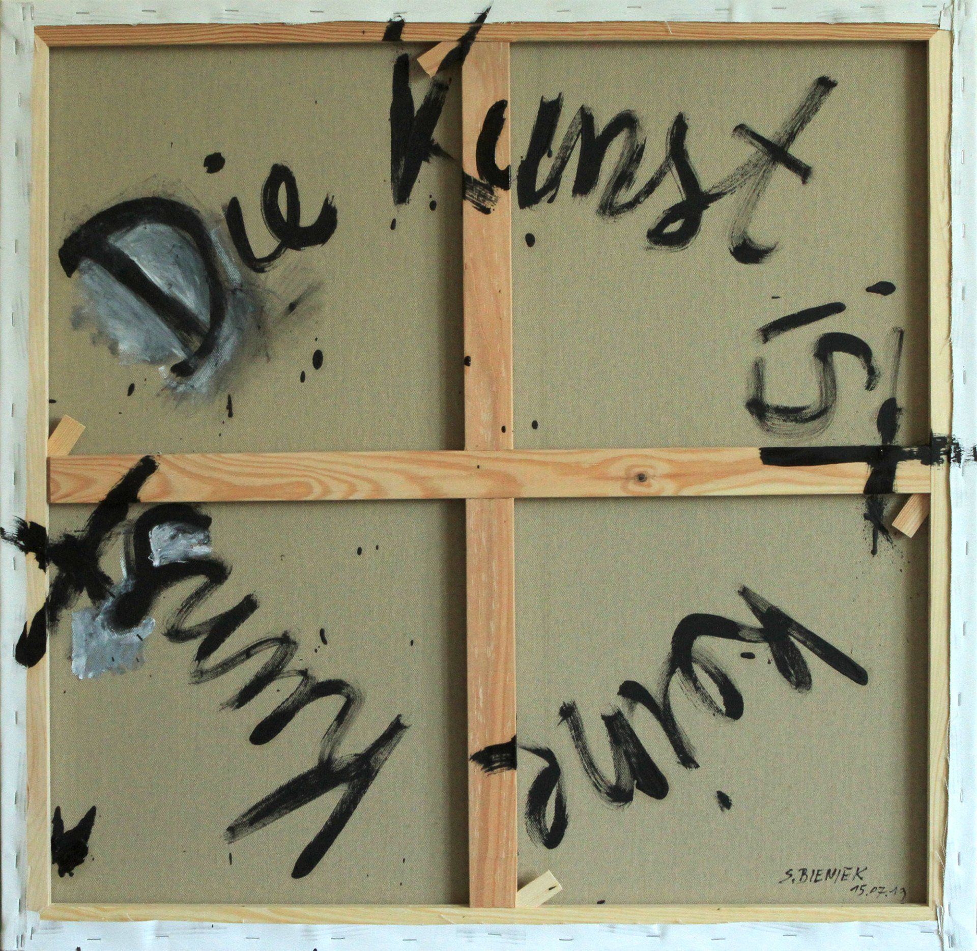 Die Kunst ist keine Kunst  texart textkunst Bieniek-Text by Sebastian Bieniek Die Kunst ist keine Kunst  texart textkunst Bieniek-Text by Sebastian Bieniek