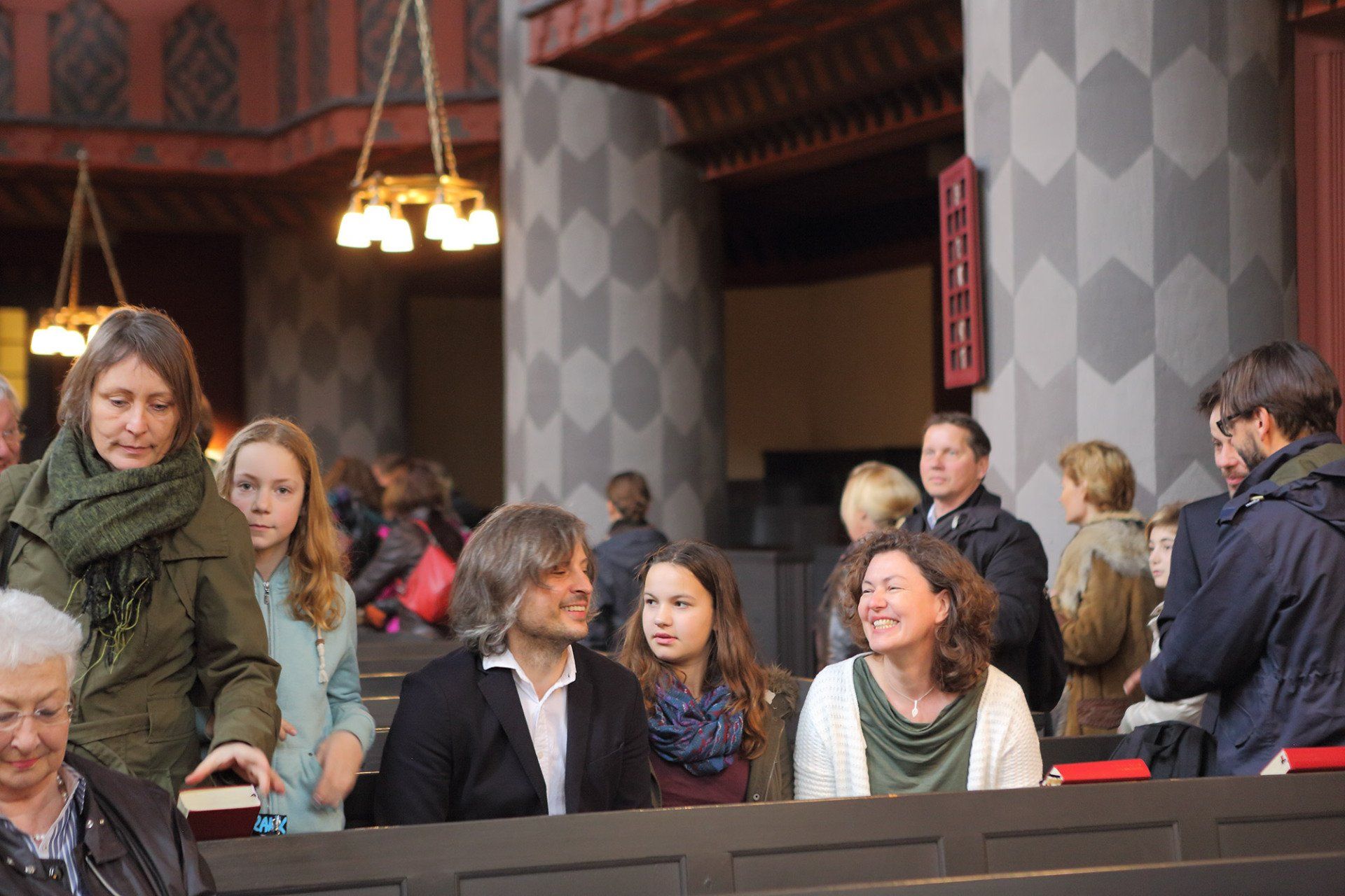 Sebastian Bieniek went from the back to front row during the mass that took place in the University Church of Marburg   in 2016 and asked everyone  Sebastian Bieniek went from the back to front row during the mass that took place in the University Church of Marburg   in 2016 and asked everyone