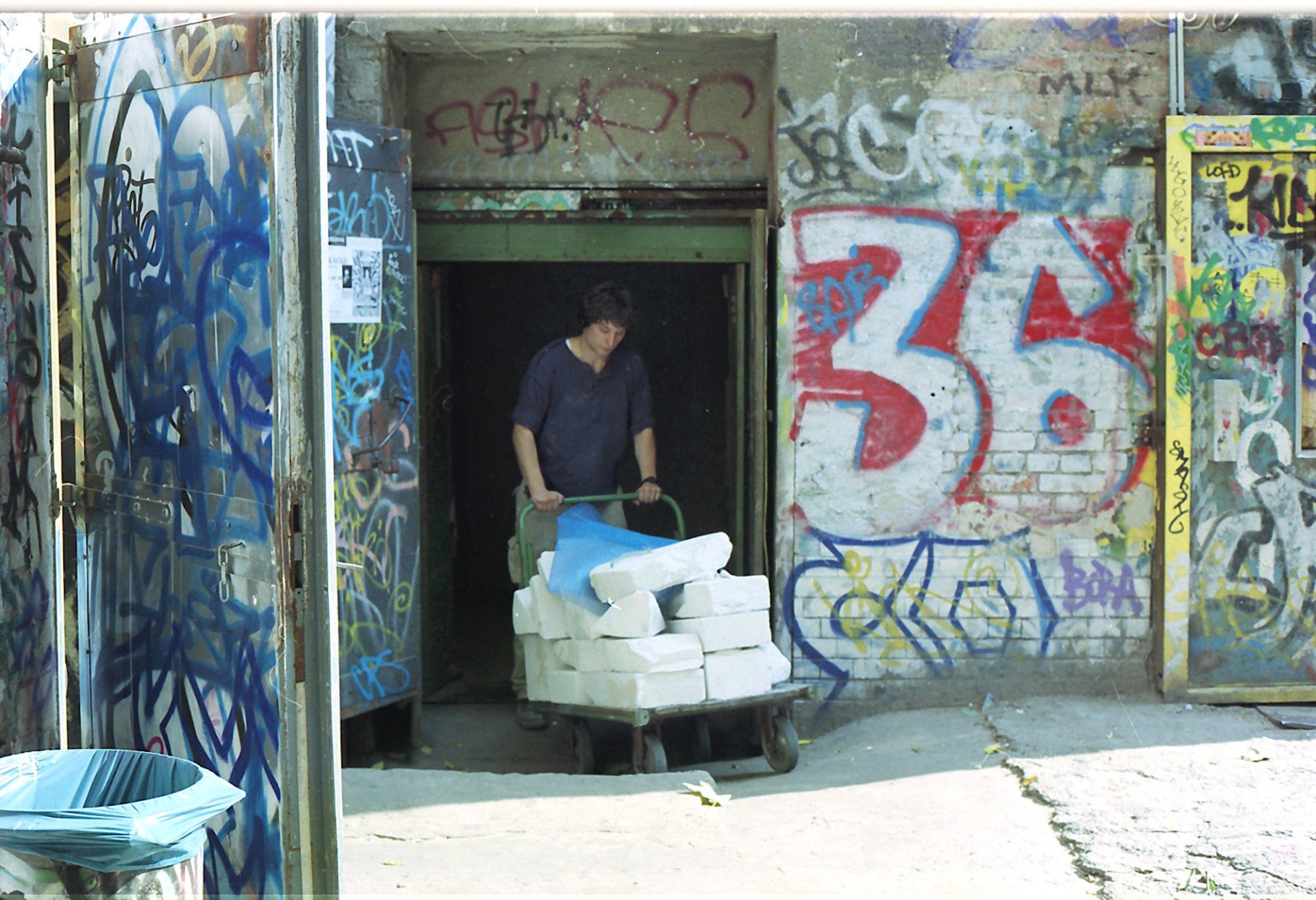 Sebastian Bieniek entering with the Sebastian Bieniek entering with the