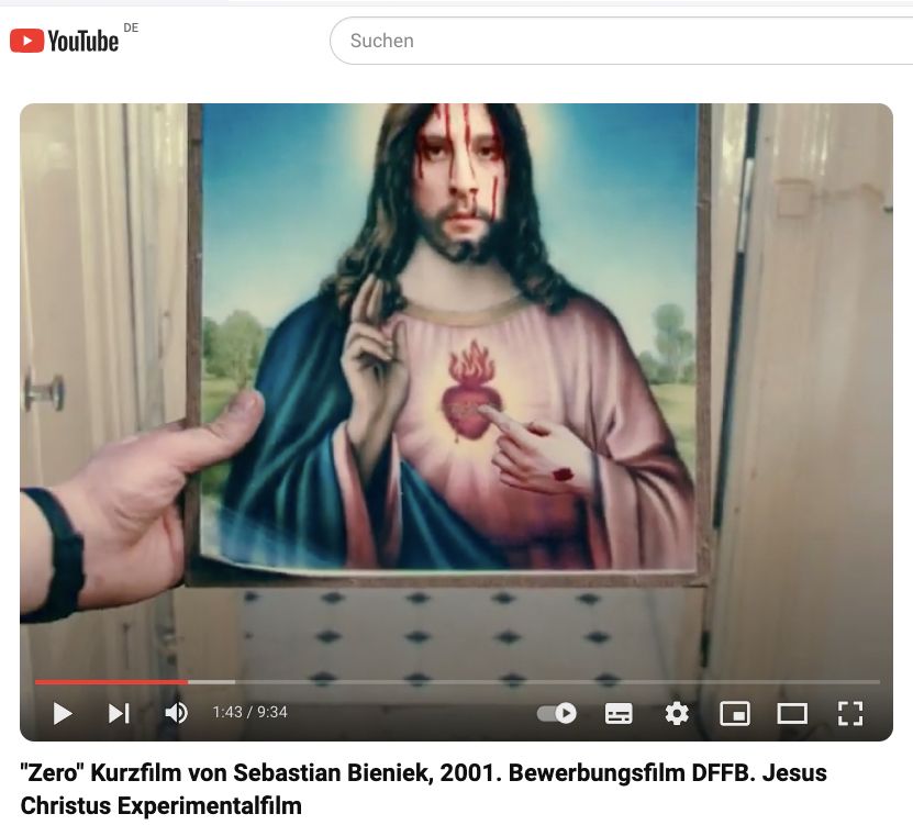 Sebastian Bieniek, Zero, Jesus Christus, Film, Movie,  Sebastian Bieniek, Zero, Jesus Christus, Film, Movie,