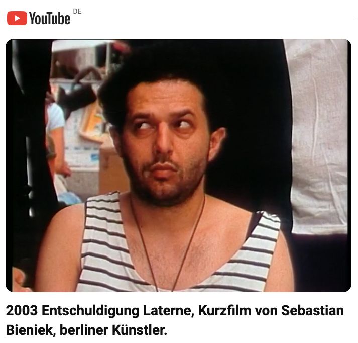 Sebastian Bieniek, Entschuldigung Laterne, Kurzfilm, Absurdes Kino, Antrej Matjew, Andrzej, Club der Polnischen Versager Sebastian Bieniek, Entschuldigung Laterne, Kurzfilm, Absurdes Kino, Antrej Matjew, Andrzej, Club der Polnischen Versager