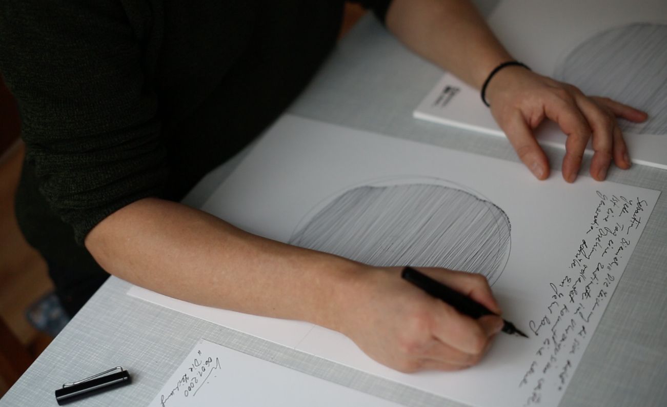 Work in progress: „The Turning around drawing“ ( Work in progress: „The Turning around drawing“ (