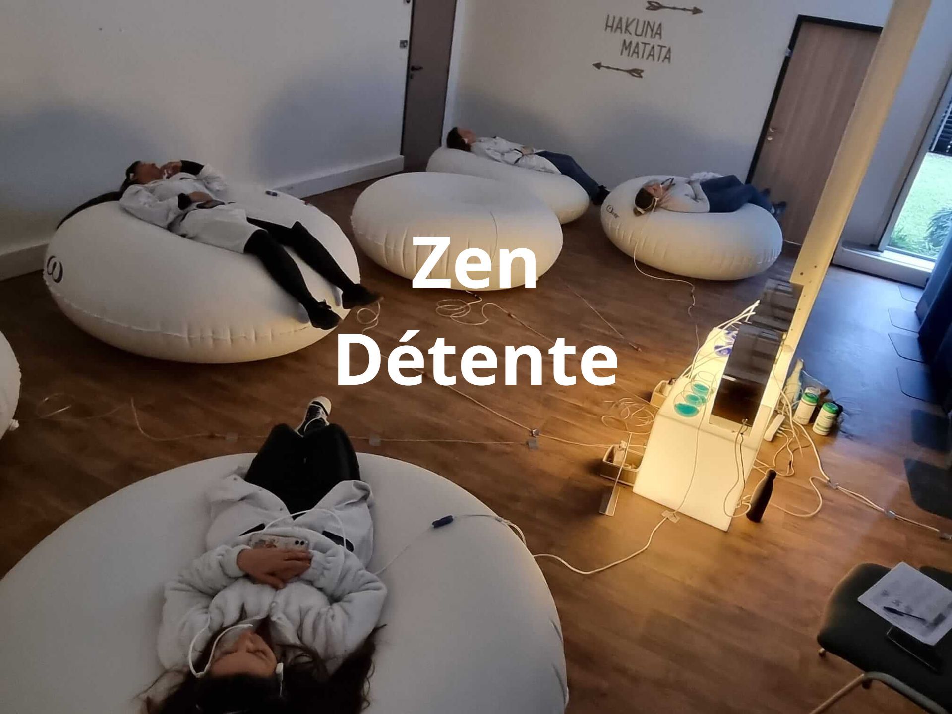 Espace détente Bar à Oxygène Zen & Fun pour événements d'entreprise et journées bien-être
