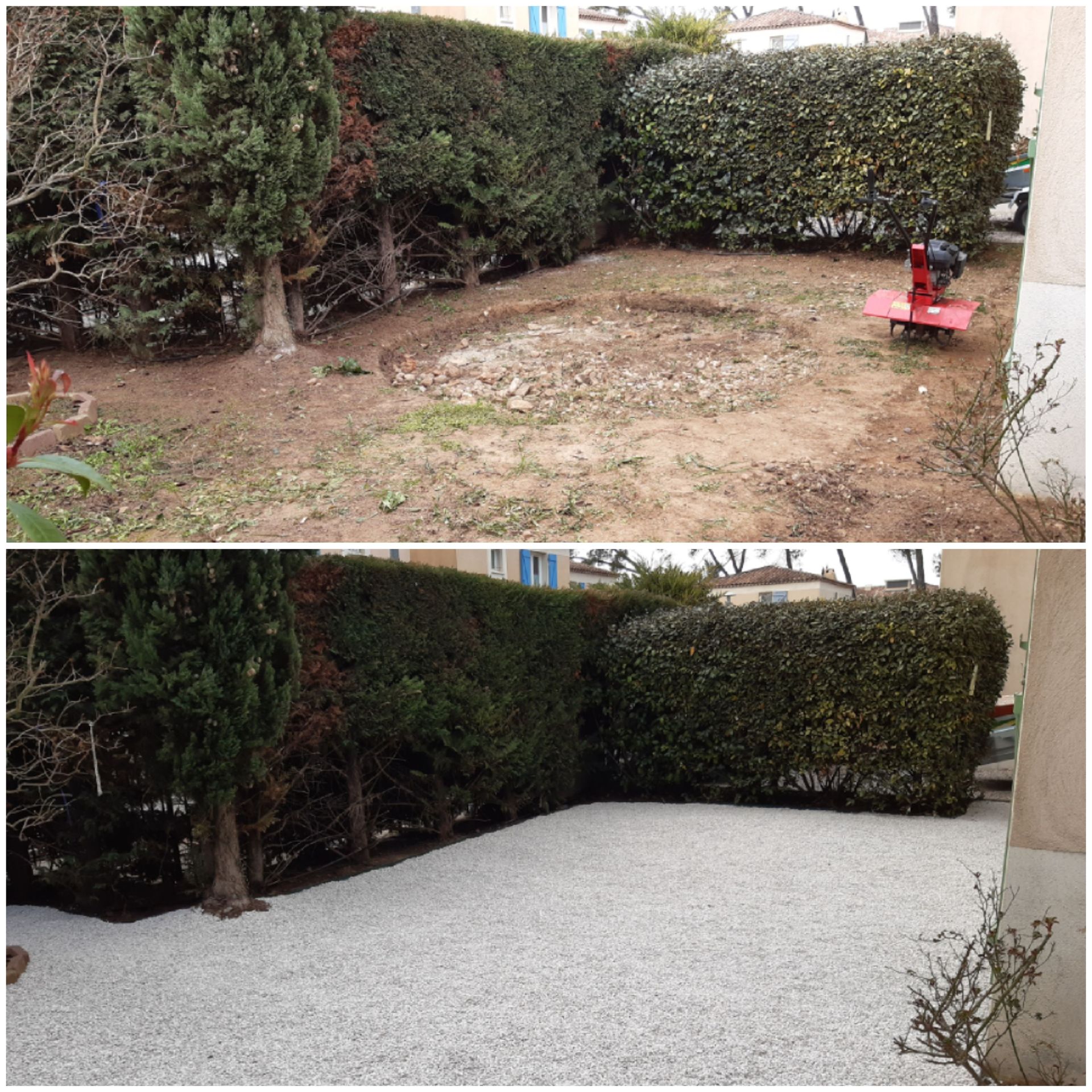 Aménagement paysager à ROGNES près de SAINT-CANNAT