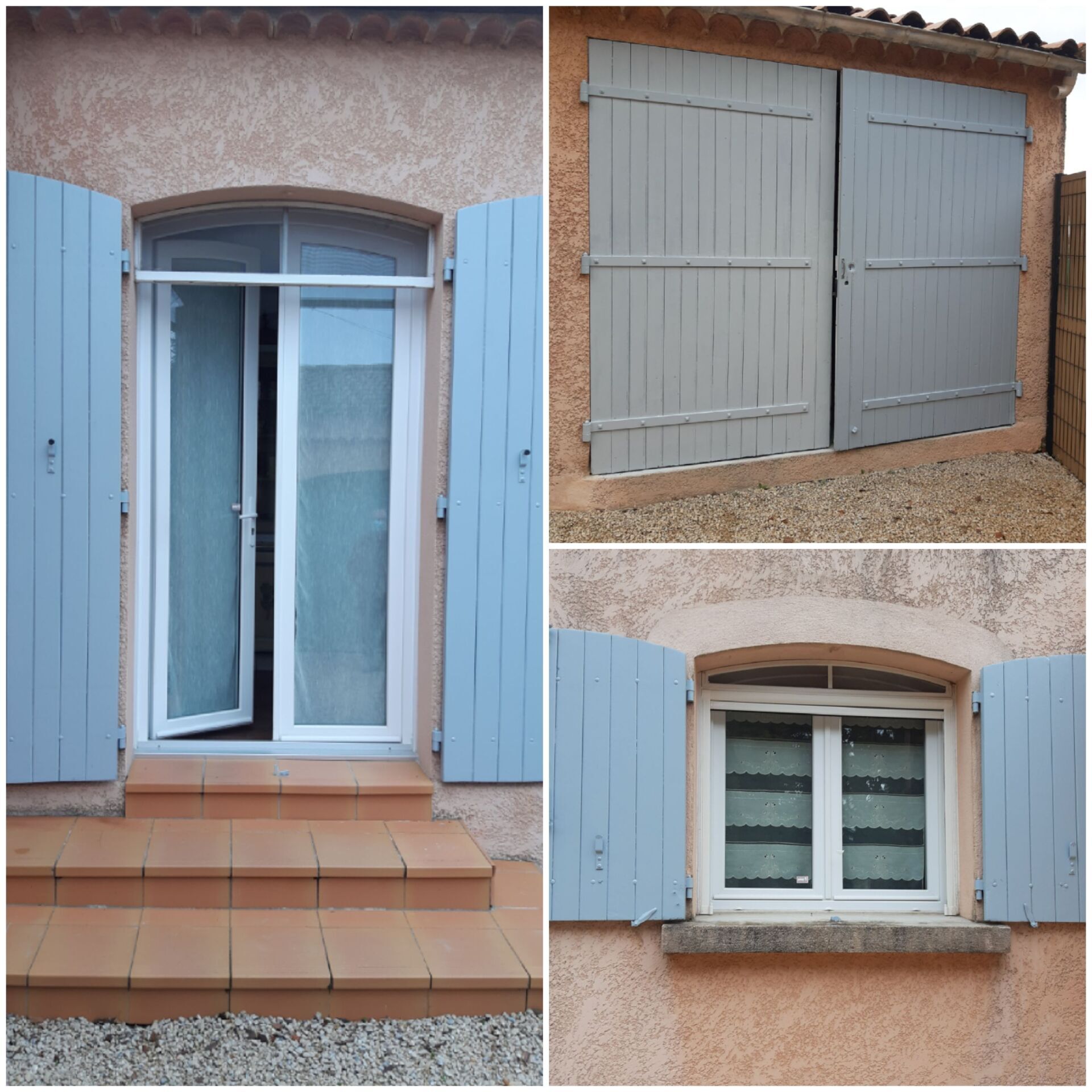 Rénovation de volets à ROGNES près de SAINT-CANNAT