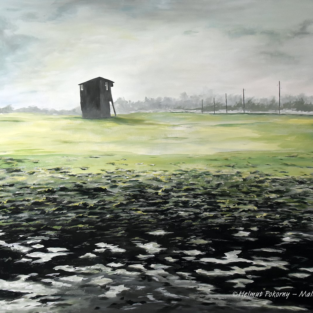 Landschaft Freisinger Moos Landschaftsgemälde Freisinger Moos