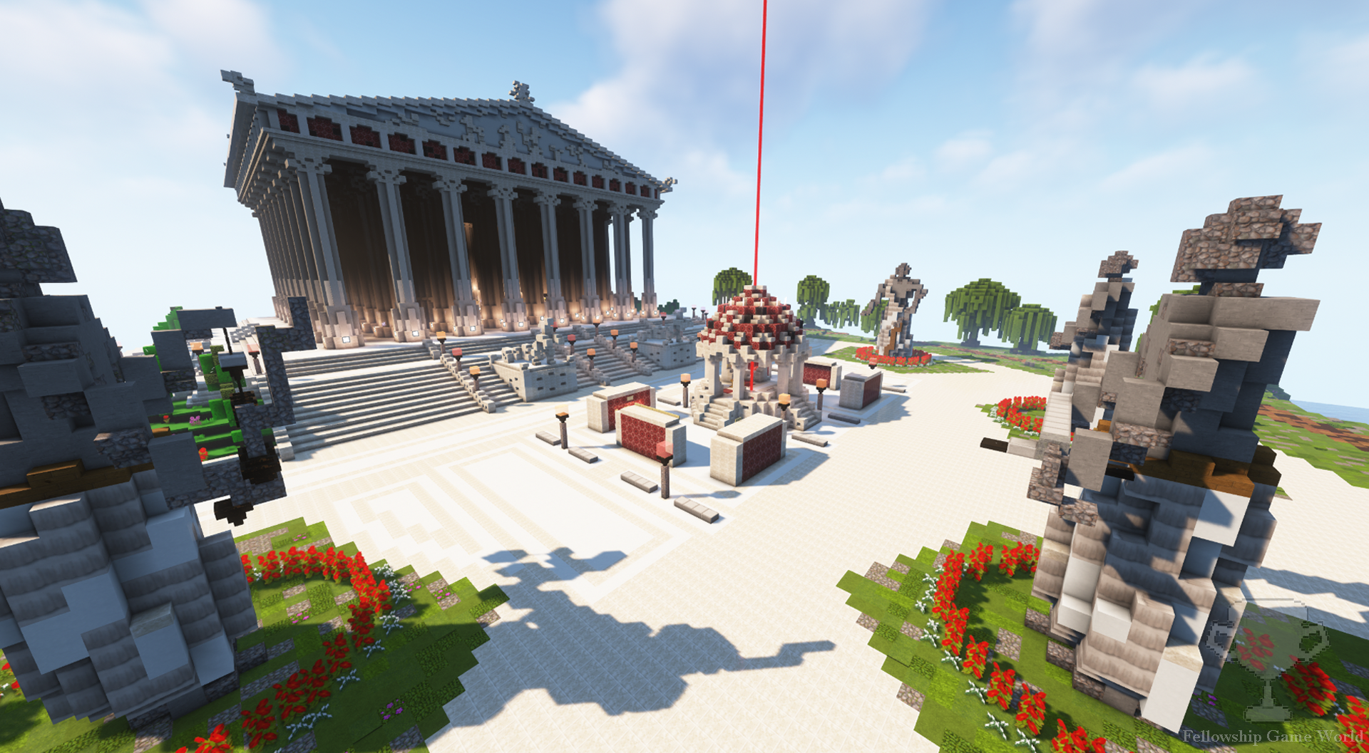 Game World spawn.