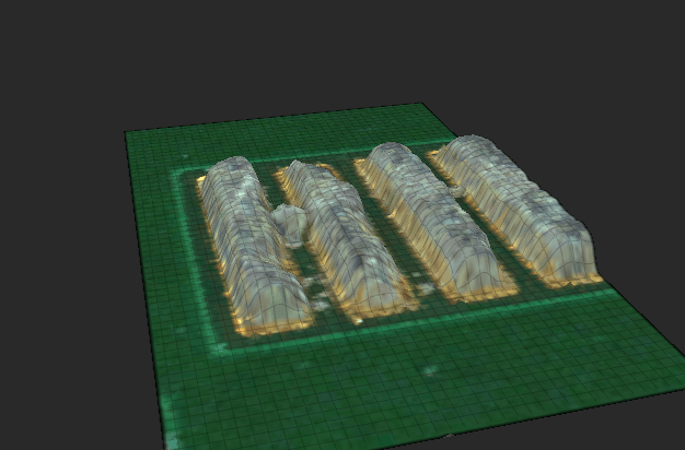 Fehlerbild am 3D SPI: Brückenbildung
