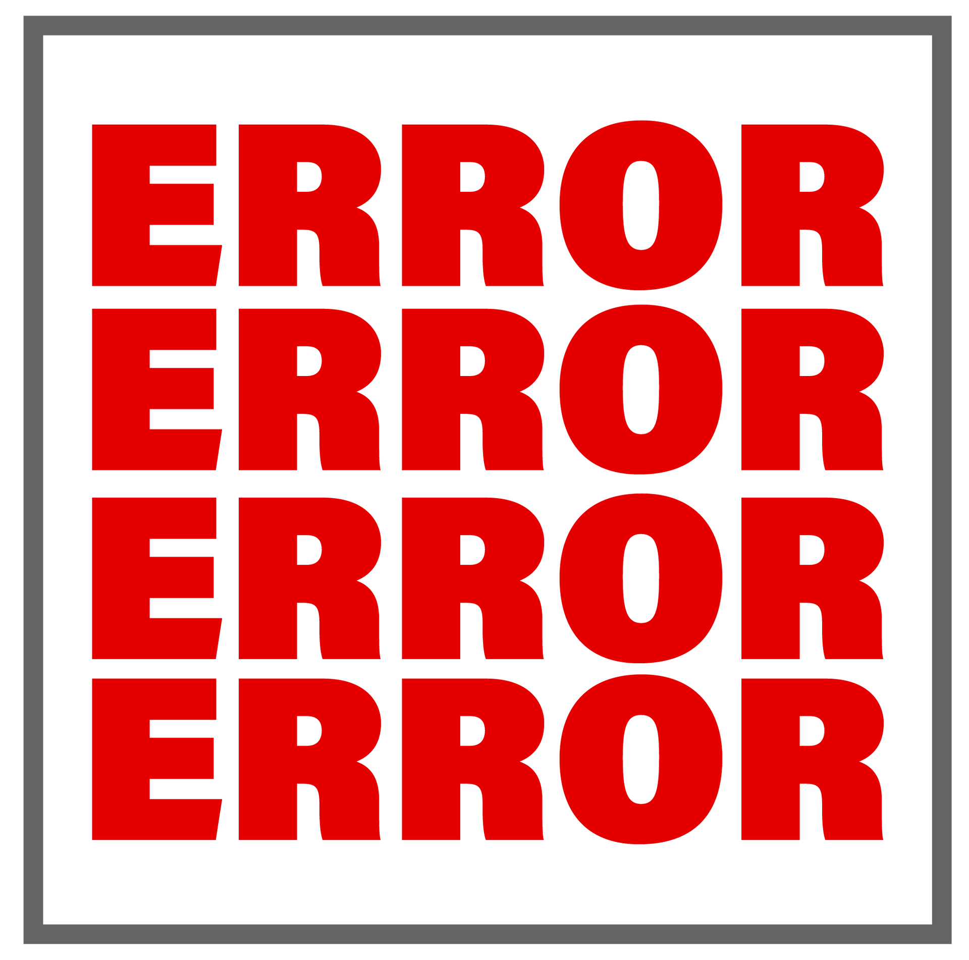 Icon: Error