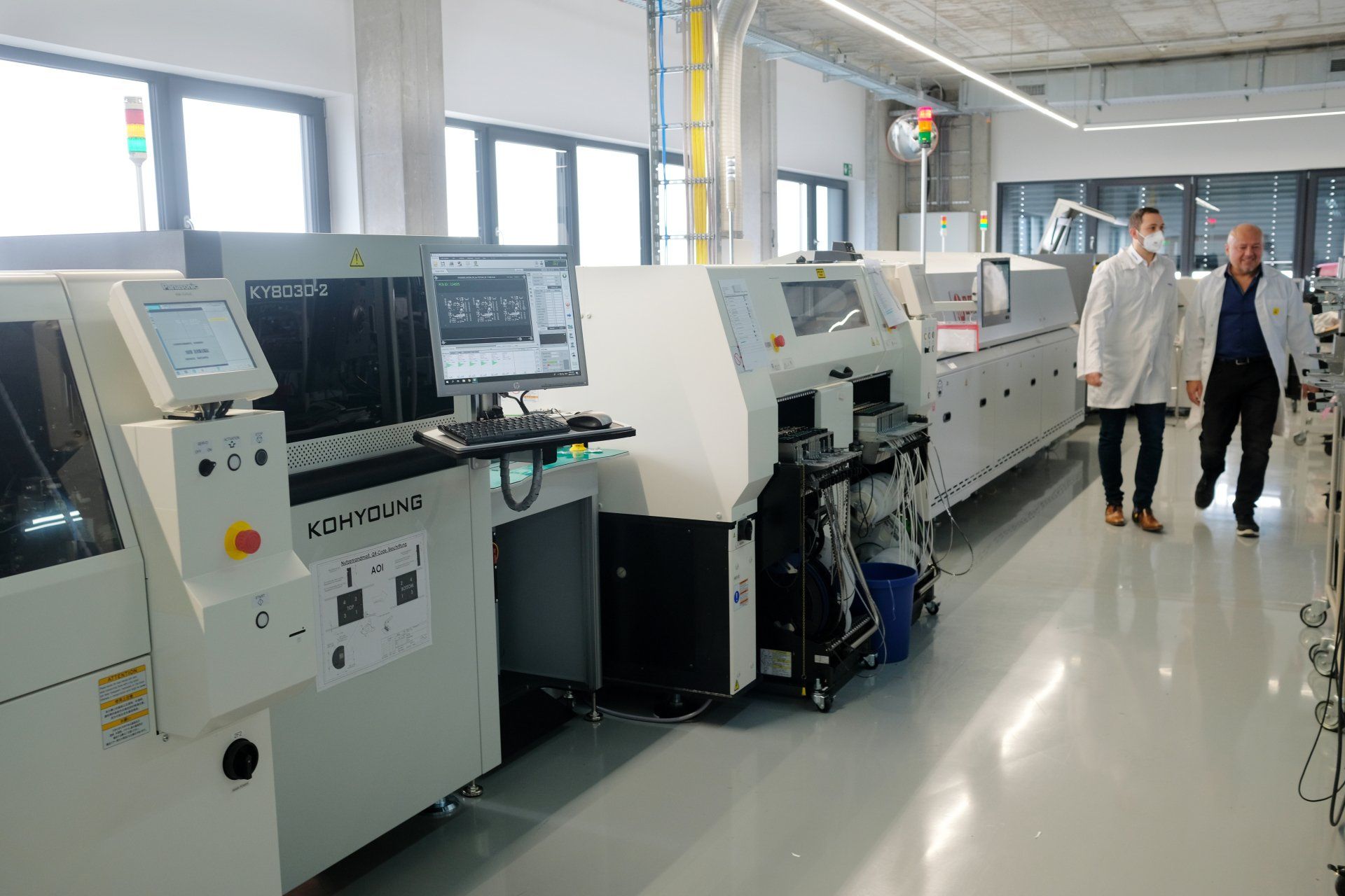 Blick in die SMD-Fertigung bei Graf Syteco