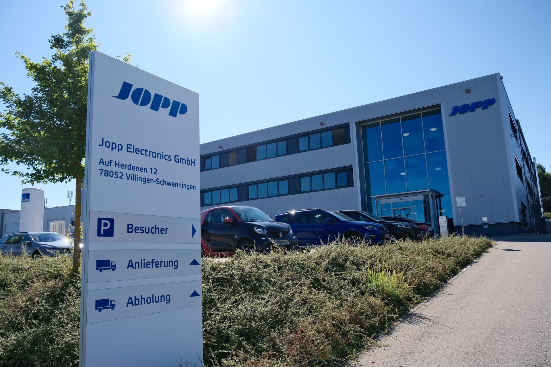 Firmengebäude von Jopp Electronics