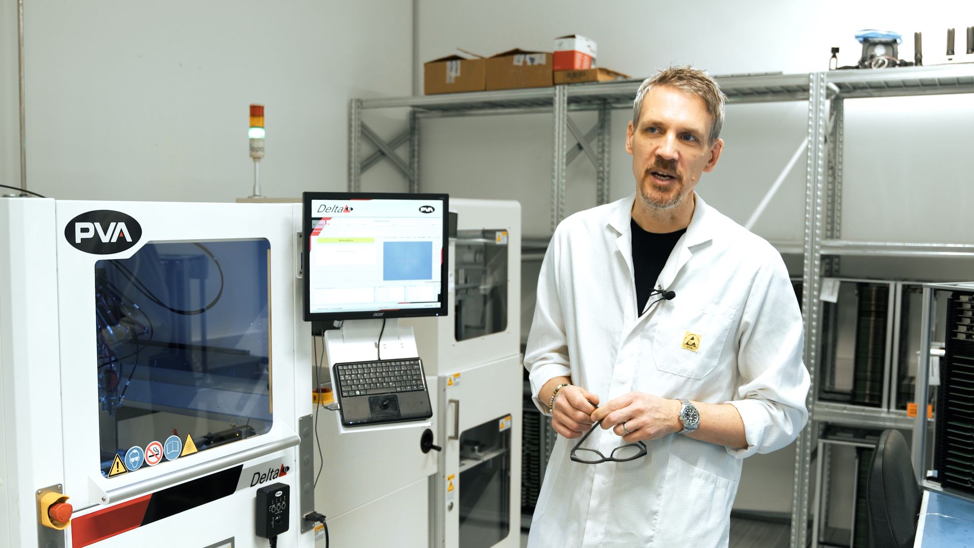 LEDtronix beschichtet automatisiert mit Coatingsystem von PVA