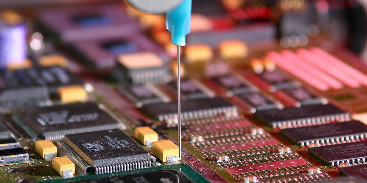 Nahaufnahme Needle Dispensing