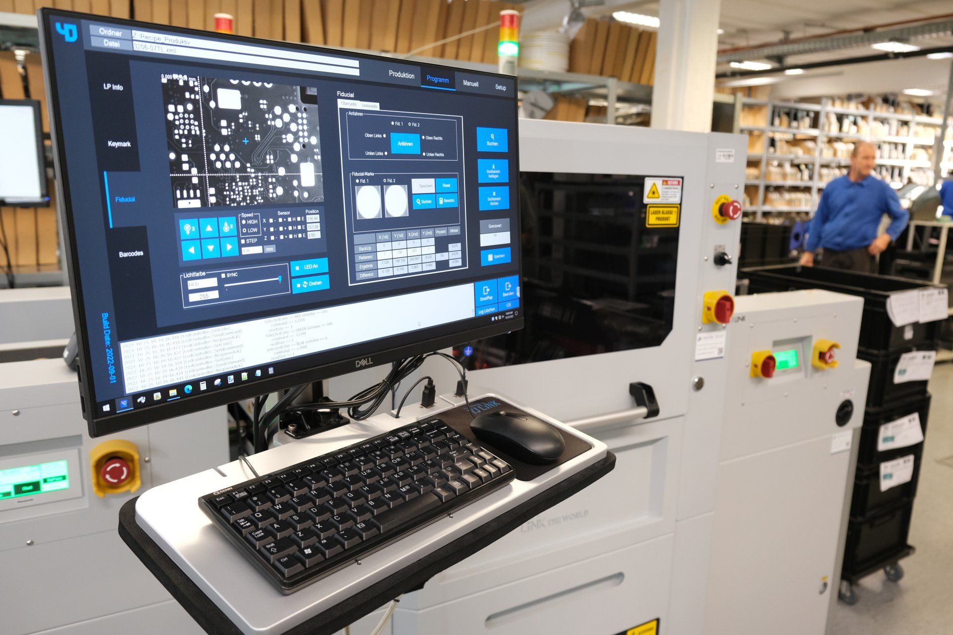 Der YJ Link Laser Marker in der Fertigung von WEPTECH