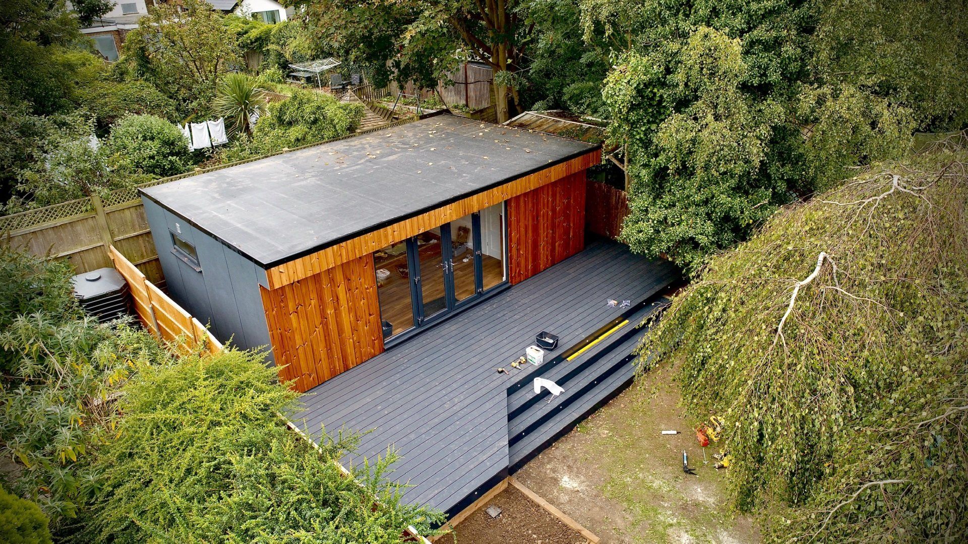 Garden room with outdoor seating area