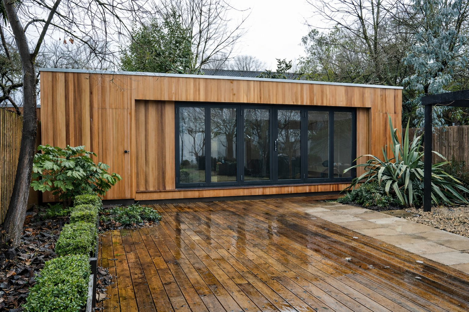 garden studio with sip panels
