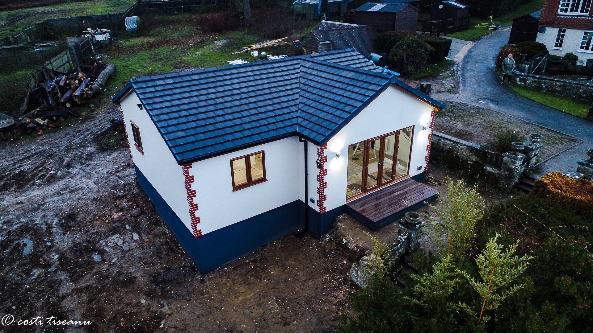 Compact one-bedroom granny annexe designed for small urban garden