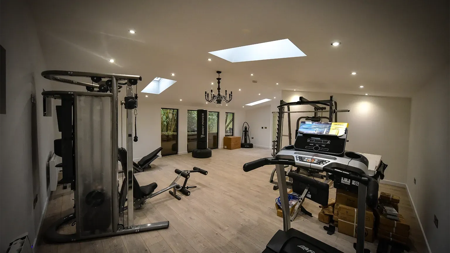 personal gym garden room