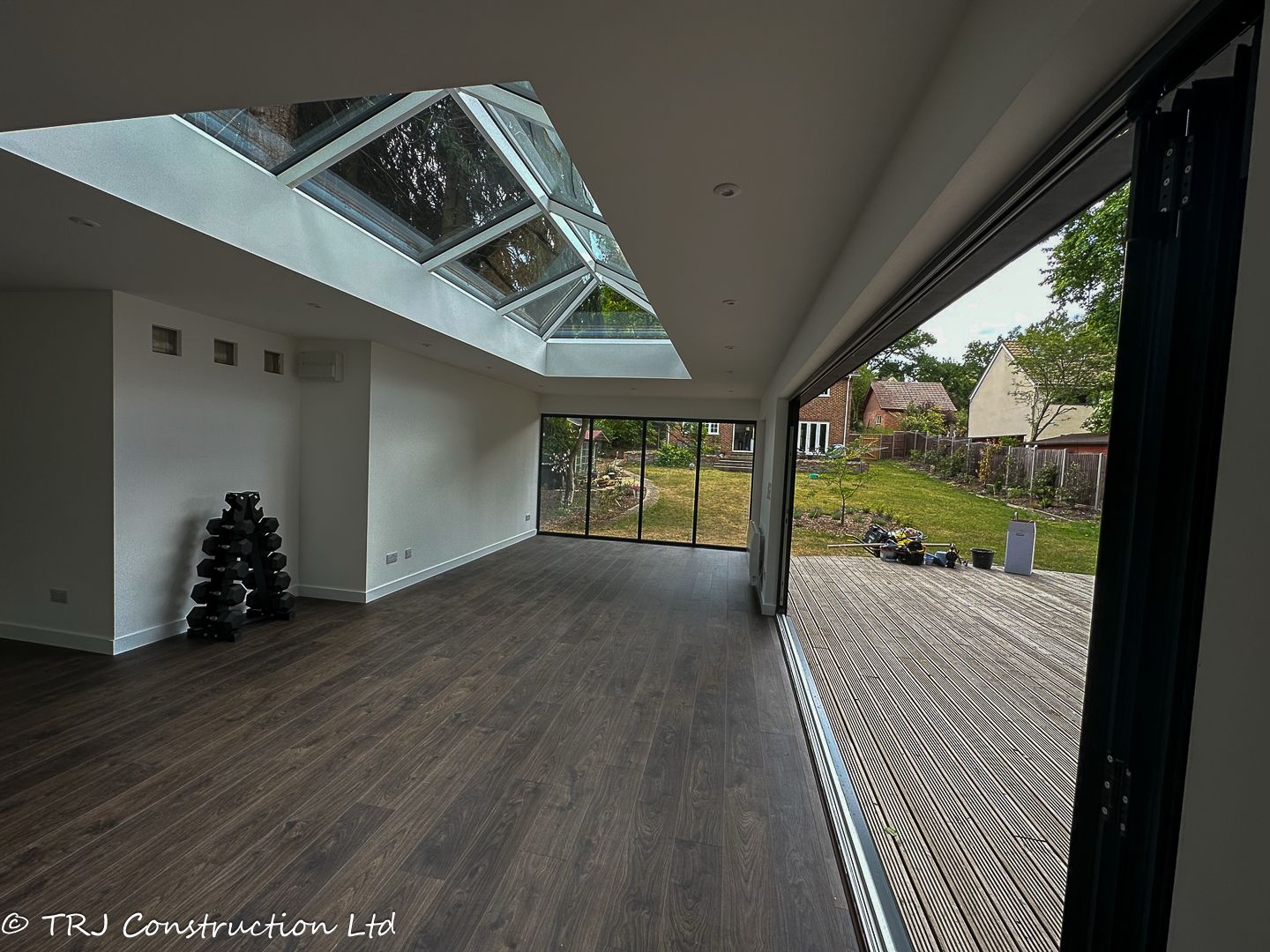 Annexe; garden room; granny annexe; gym; gym garden room; home gym; own gym; own sauna; personal gym room; sauna garden room; sauna room; sip panels; trj construction ltd;