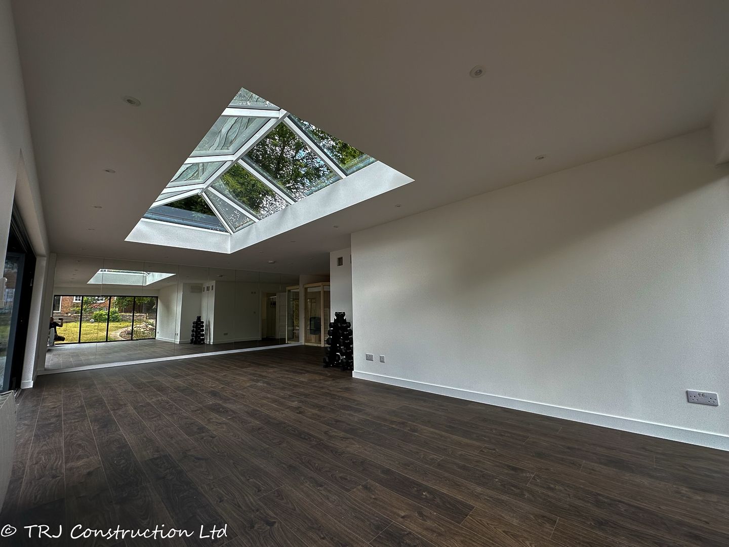 Annexe; garden room; granny annexe; gym; gym garden room; home gym; own gym; own sauna; personal gym room; sauna garden room; sauna room; sip panels; trj construction ltd;