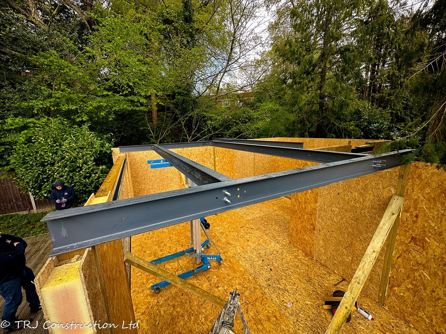 SIP panels designed for low-carbon and passive house construction.