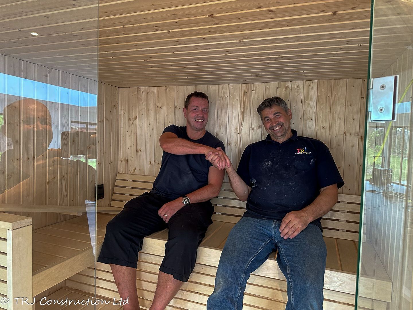 Annexe; garden room; granny annexe; gym; gym garden room; home gym; own gym; own sauna; personal gym room; sauna garden room; sauna room; sip panels; trj construction ltd;