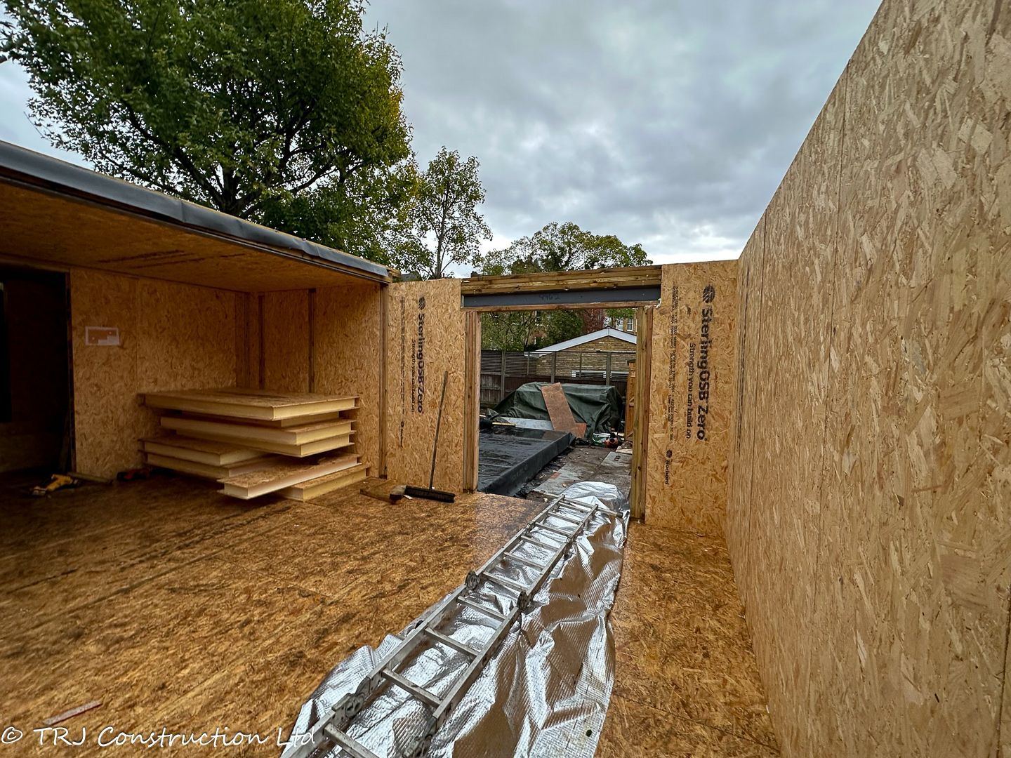 insulated SIP garden room workspace by TRJ Construction