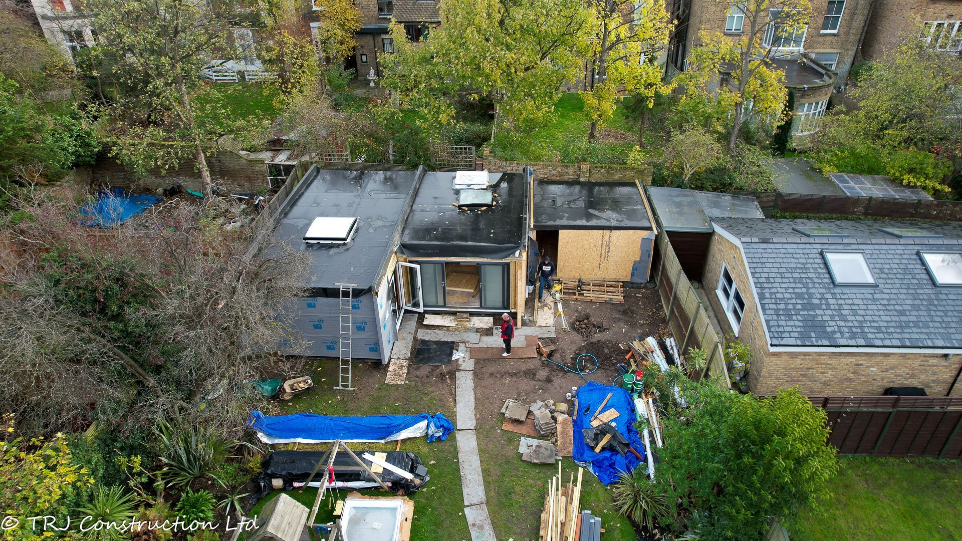 art studio with sip panels