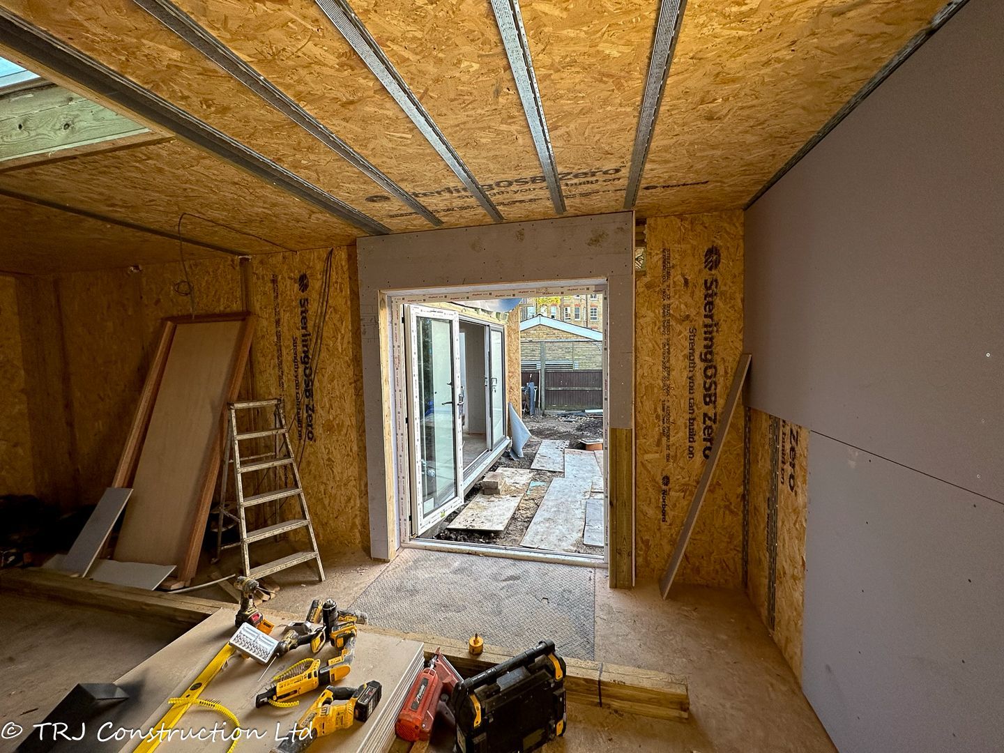 art studio with sip panels