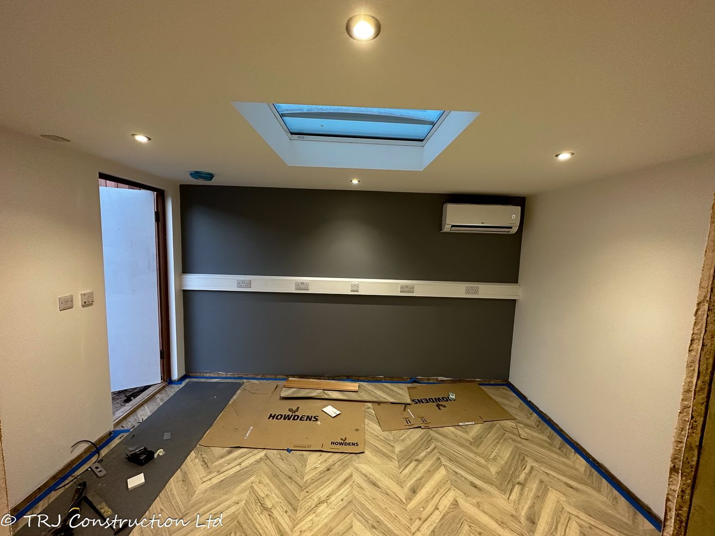 art studio with sip panels