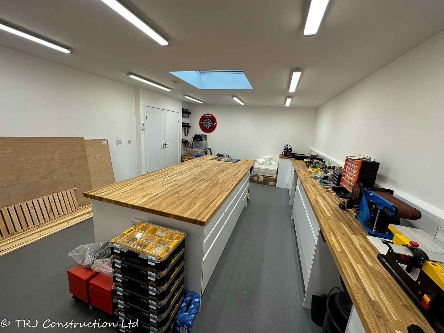 art studio with sip panels