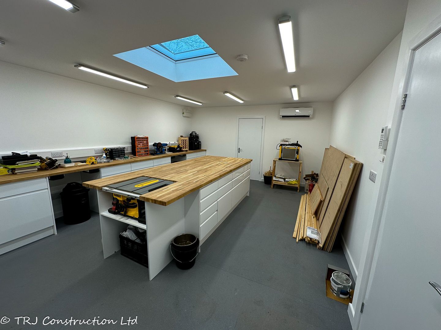 art studio with sip panels