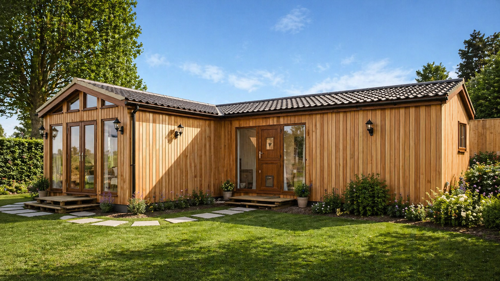 granny annexe Hertfordshire external cladding