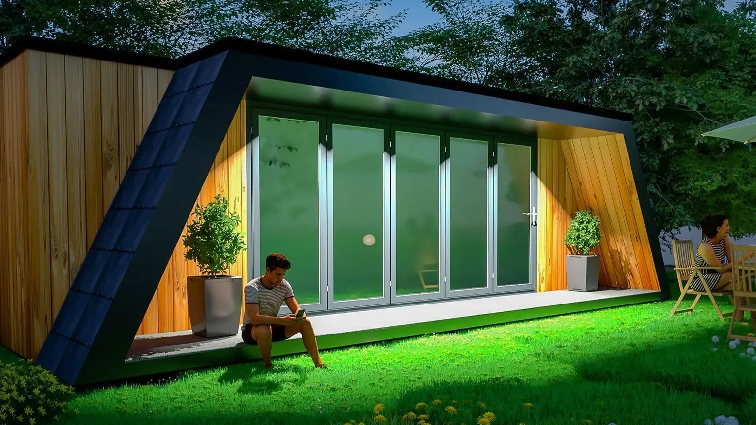 new sip panels garden room