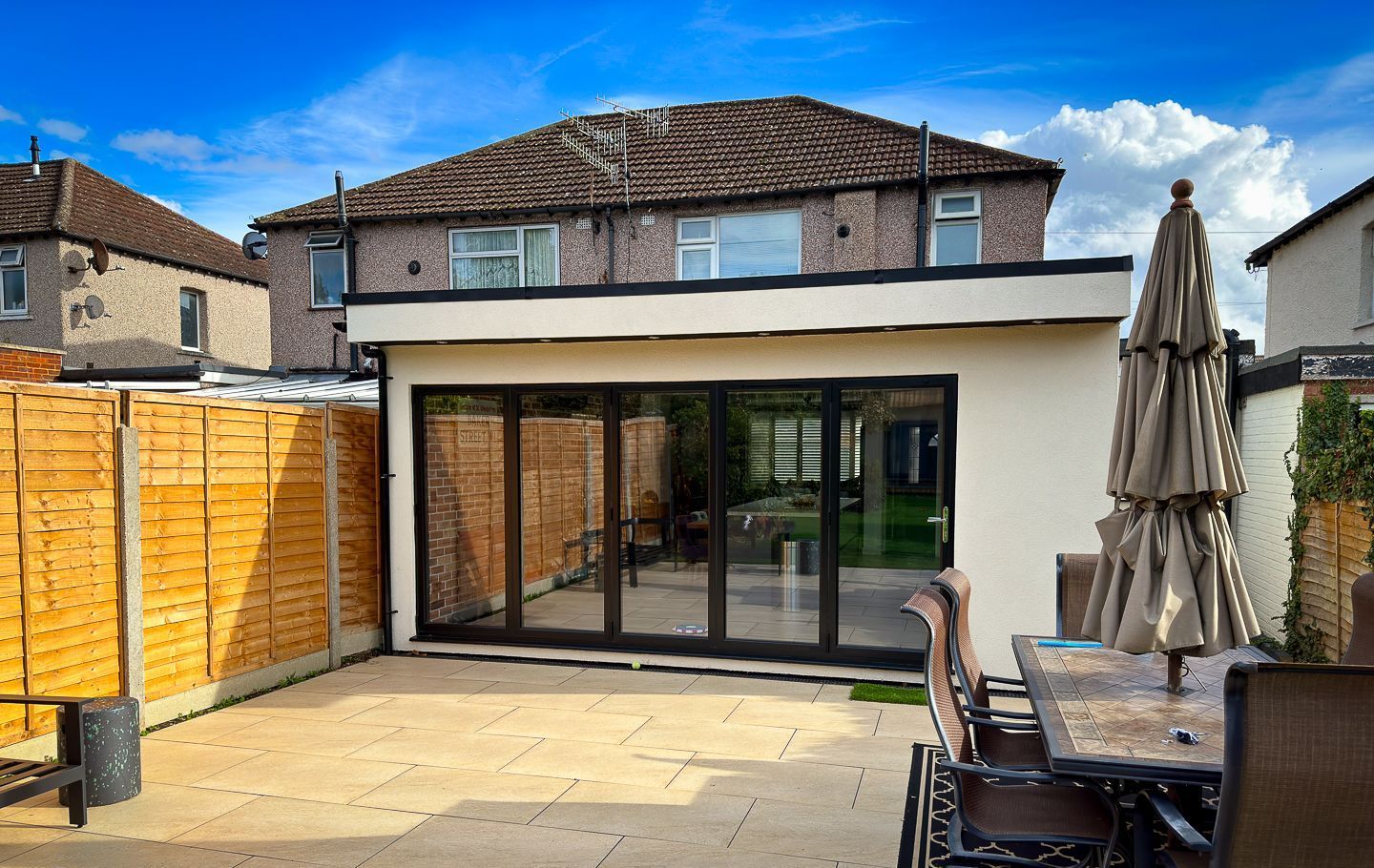 house extension from SIP panels