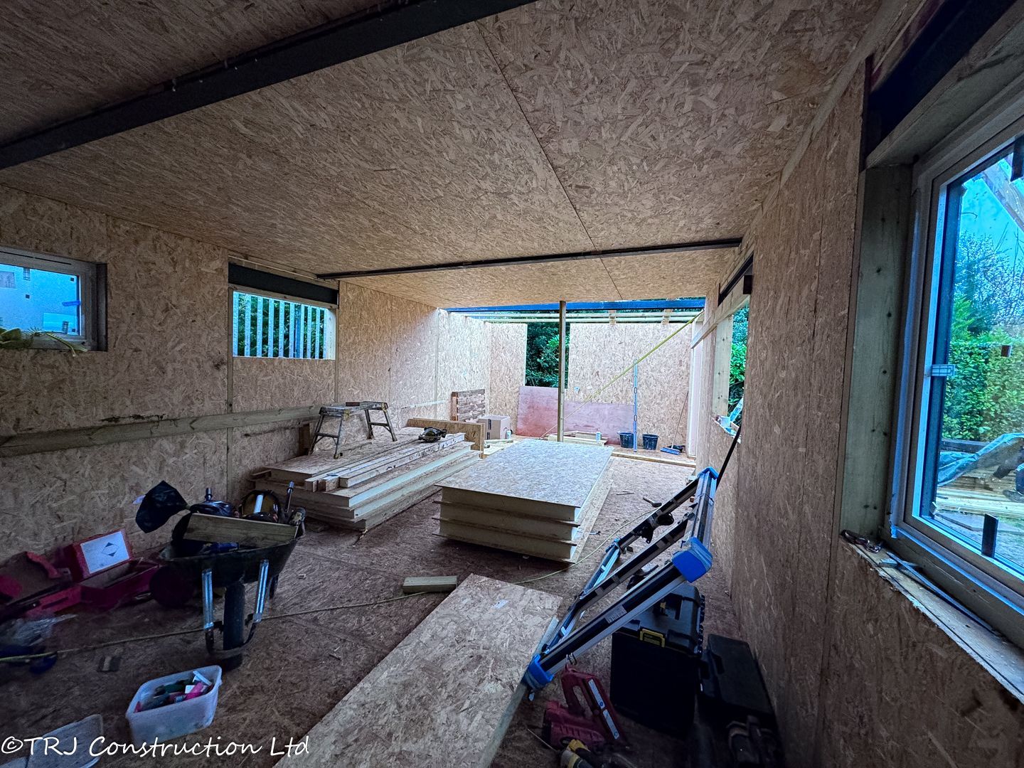 inside granny annexe sip finish