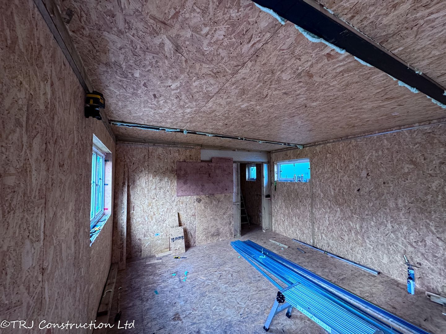 osb finish inside granny annexe