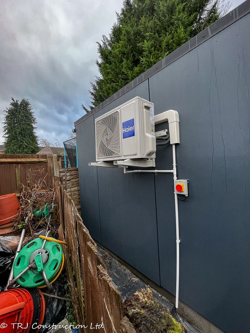 High-efficiency inverter air conditioning unit for eco-friendly cooling.