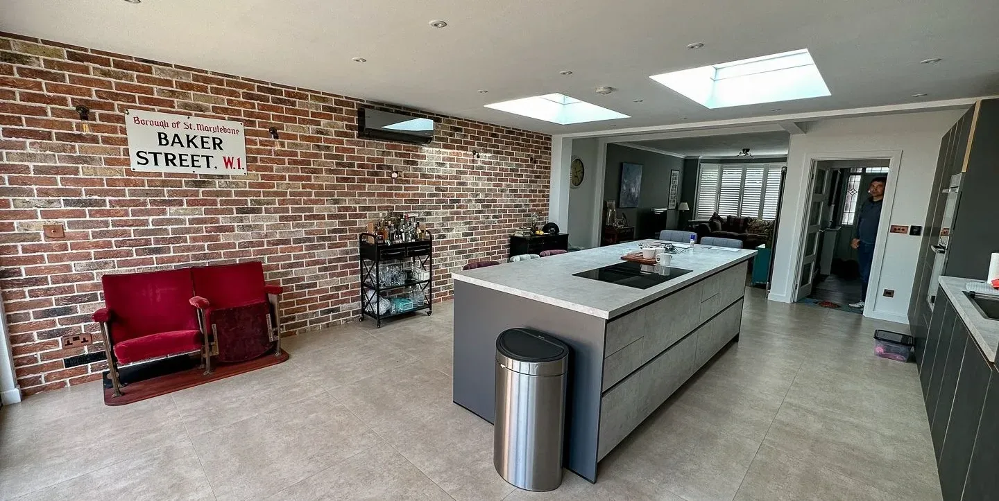 Air conditioning unit installed for a TRJ garden room