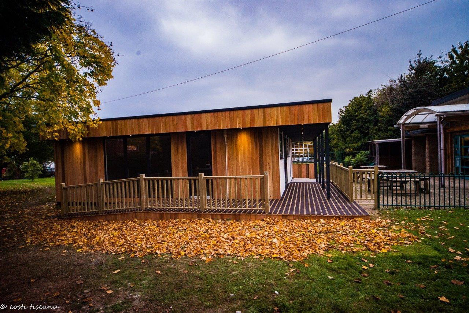 Granny annexe with landscaped garden