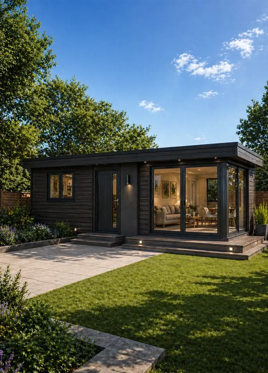 The Ash 50 to 60 SQM granny annexe exterior