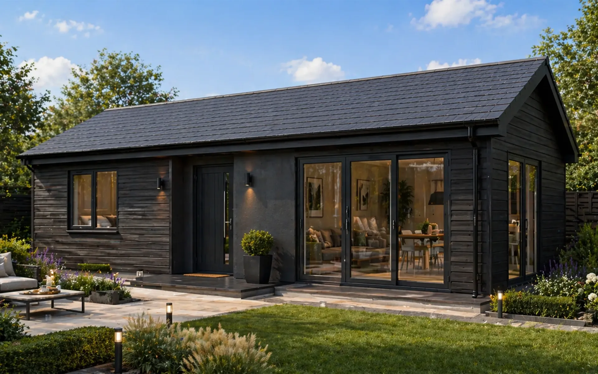The Ash premium two-bedroom granny annexe exterior
