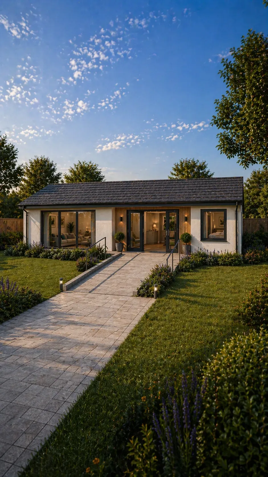 The Oak Accessible granny annexe designed for independent family living