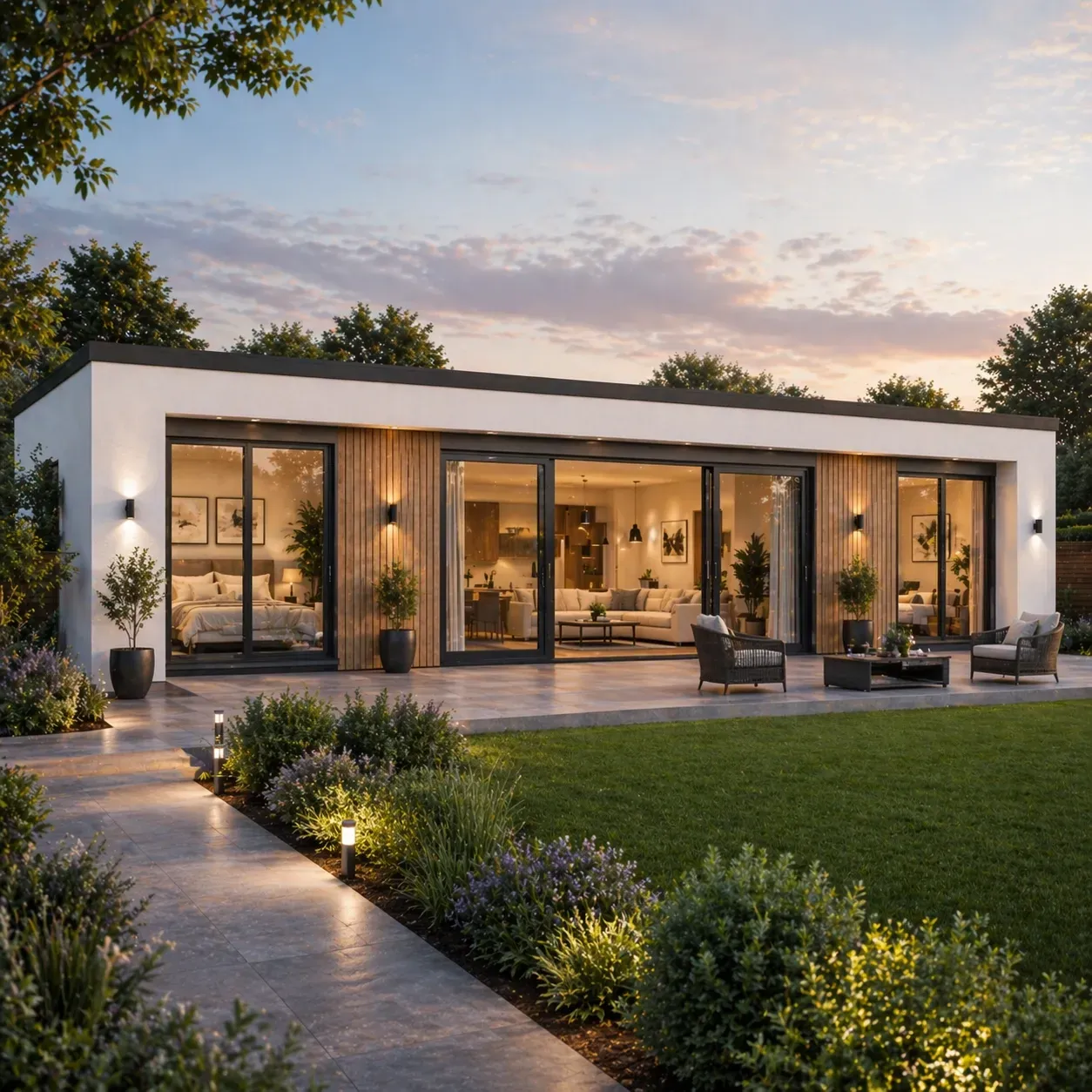 The Rowan year-round SIP granny annexe with warm interior living space